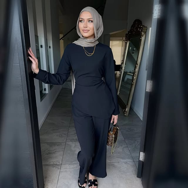Summer Co-ord Abaya Set