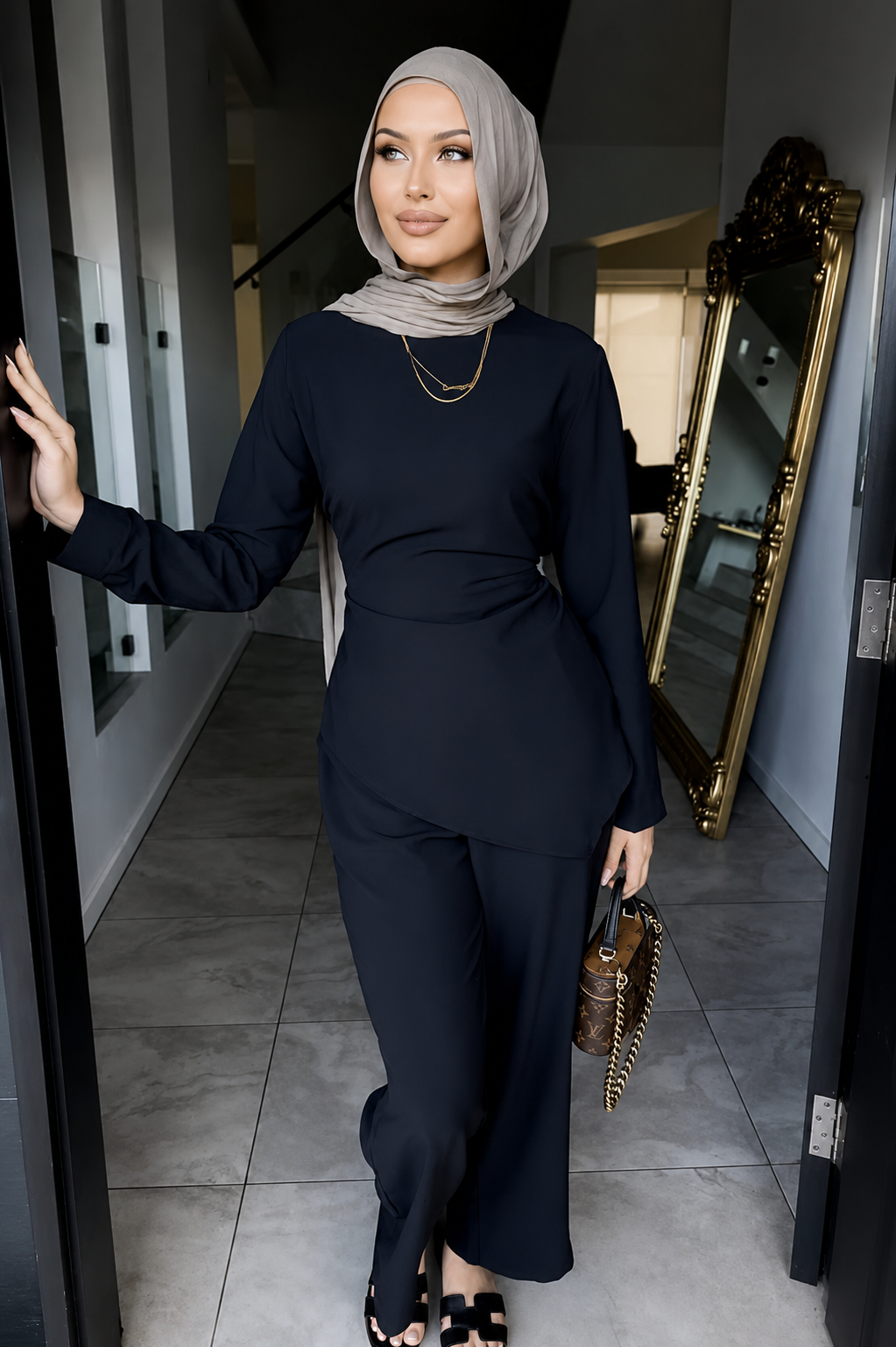 Summer Co-ord Abaya Set