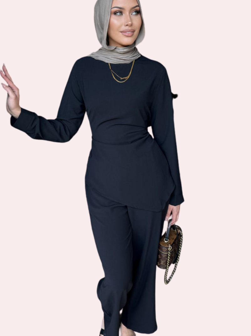 2 Piece Abaya Set Daily Wear Women's Clothing Casual Abaya