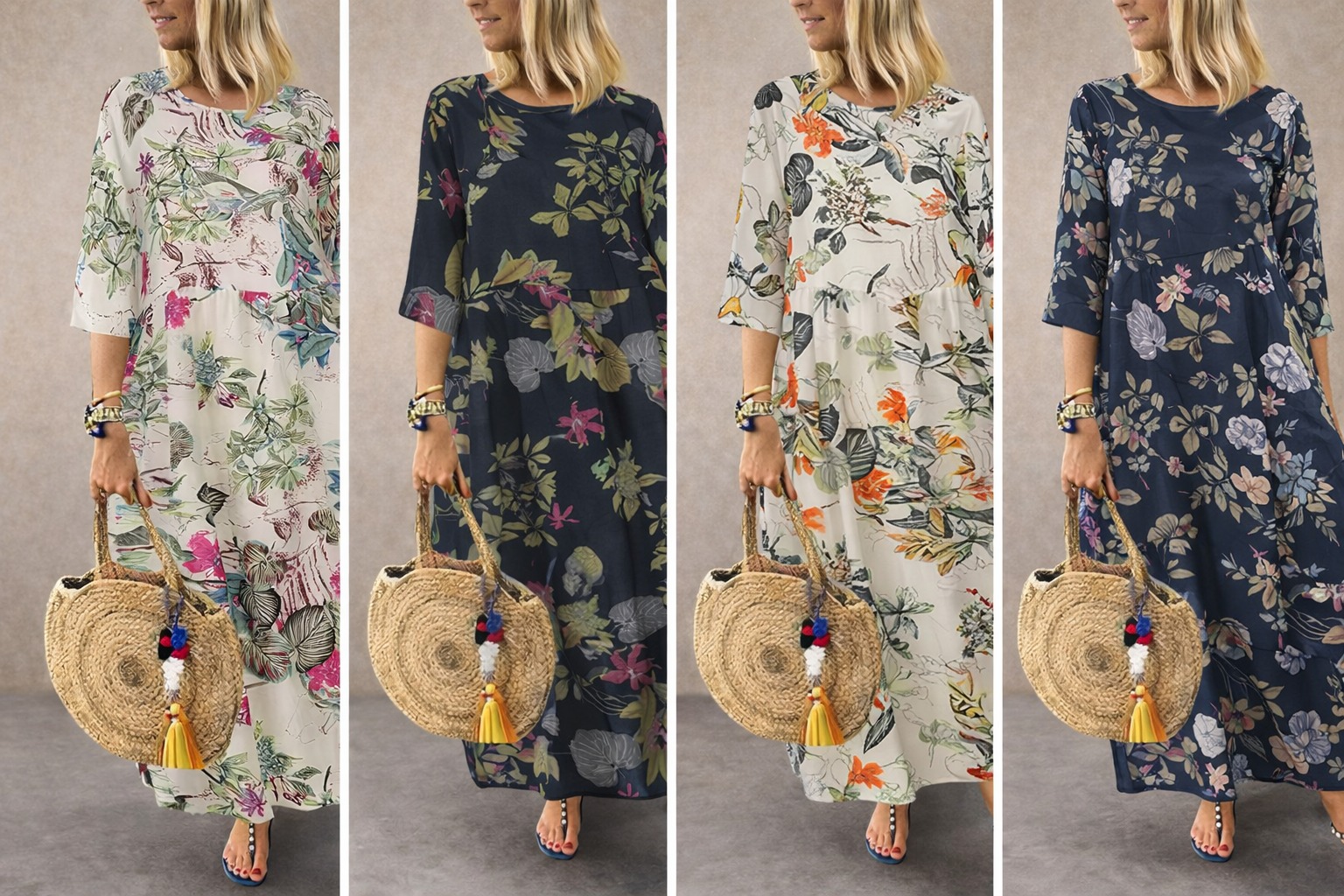 Femme Short Sleeve Sundress - Image 3